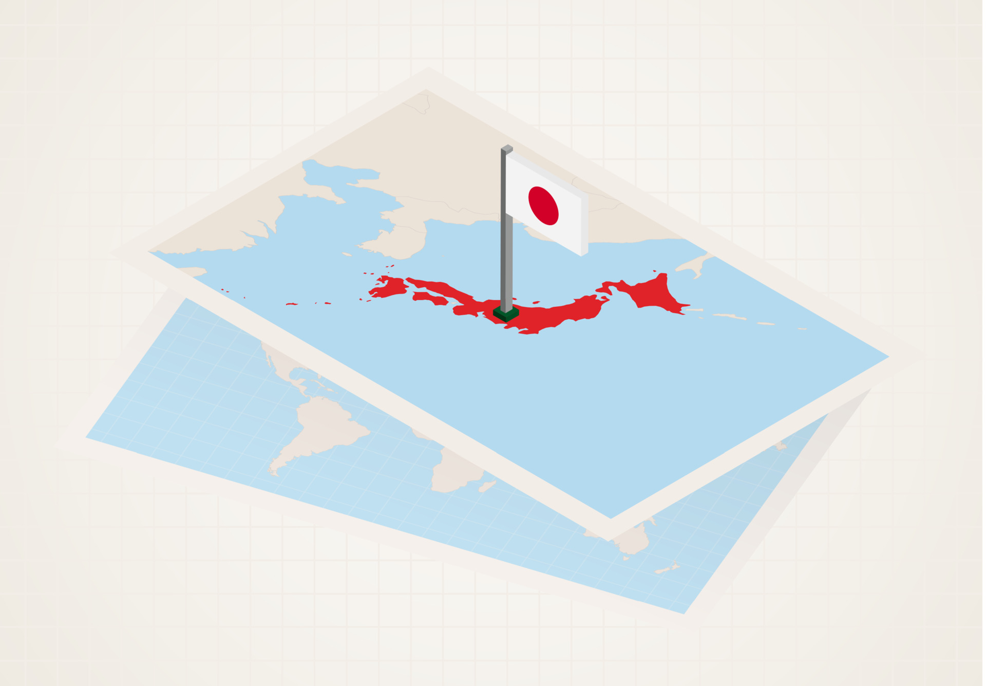 vecteezy_japan-selected-on-map-with-isometric-flag-of-japan_10693410